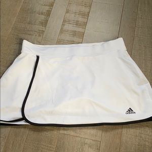 Adidas white tennis/ workout skirt